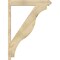 Ekena Millwork Funston Arts & Crafts Rough Sawn Outlooker, Douglas Fir, 6"W x 34"D x 46"H OUT06X34X46FST03RDF - alternate 2